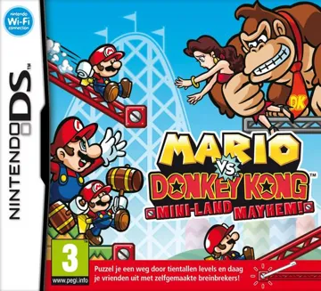 Mario vs. Donkey Kong - Mini-Land Mayhem! (Europe) (En,Fr,De,Es,It) (NDSi Enhanced) box cover front